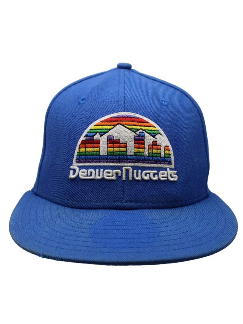 Denver Nuggets NBA Basketball New Era 59Fifty Blue Fitted Hat Cap Wool 7 1/4